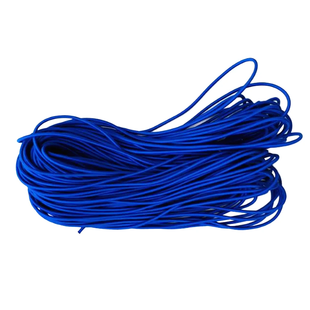 6mm Blue Elastic Shock Cord Rope Tie Down String for Marine Kayak Boat