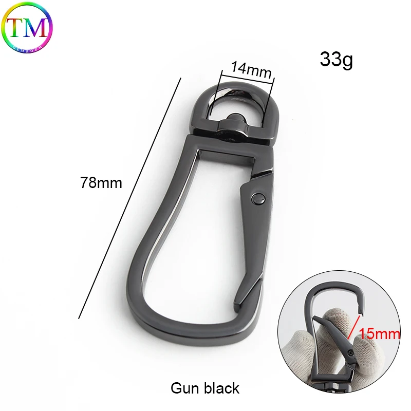 5-30PCS 14MM Small clamp hook Hanging Snaps Hooks hook clasp KeyChain Trigger Clip Snap Hooks DIY Hardware Accessories