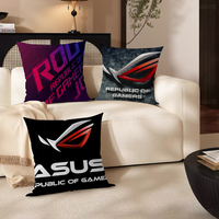 ASUS ROG Republic Of Gamers Logo Game Pillowcase Toon Gift Cushion Cover Bedroom Home Sofa Chair Seat Decor Pillow Case