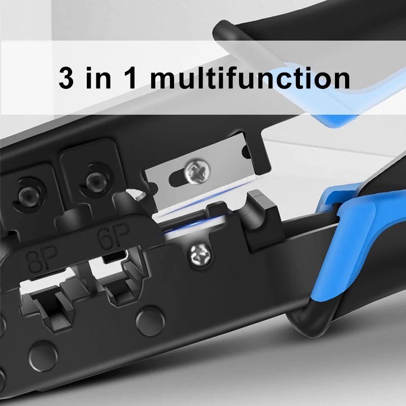 RJ45 Щипцы RJ11 Инструмент Ethernet Сеть LAN Кабельный резак Щипцы для зачистки сетевых плоскогубцев 6P 8P RJ11 RJ12