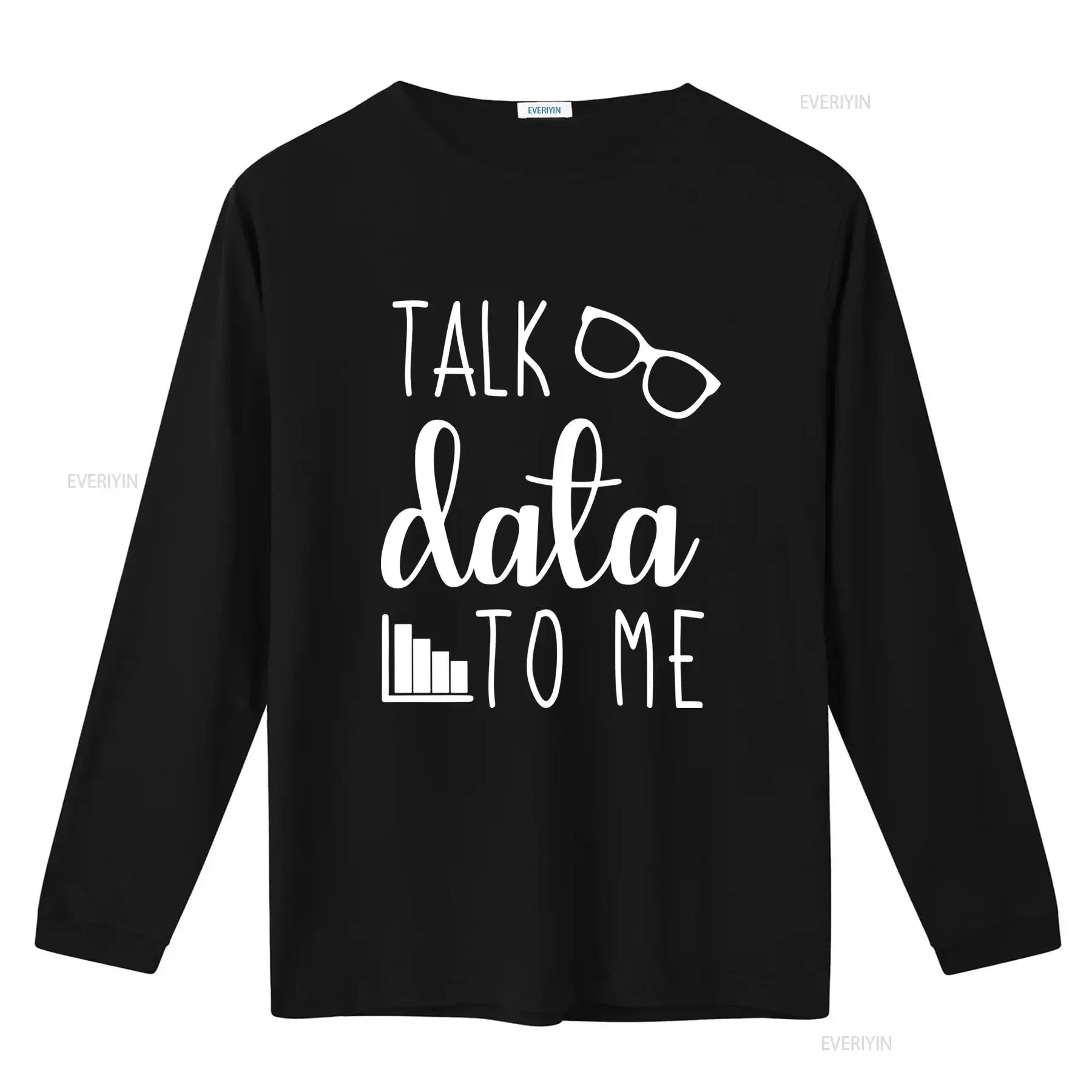 Data Analyst T Shirt Science Talk To Me Computer Analytics Teacher Lover Glasses Bar Chart Design vintage Washed homme Casual