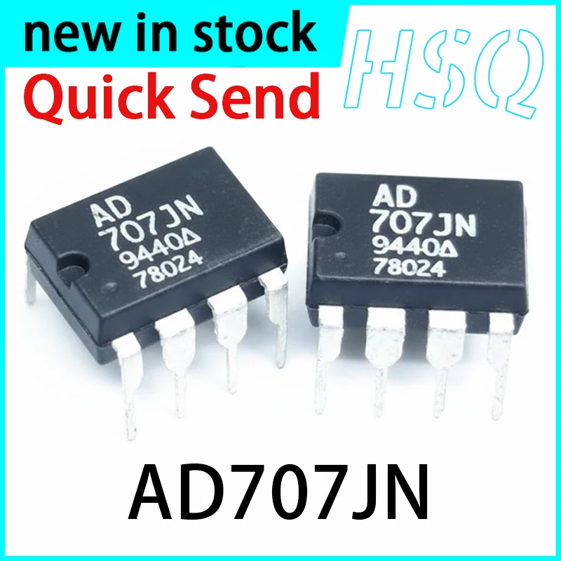 1PCS New AD707JN AD707JNZ DIP8 Ultra-low Drift Operational Amplifier Chip in Stock