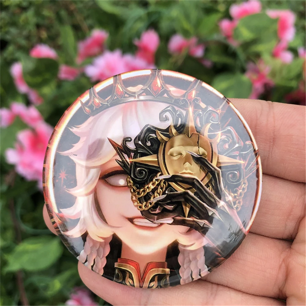 Game Anime  Identity V Emily Dyer Freddy Riley Lawyer Doctor Kreacher Pierson Thief Cosplay Badge Pin SPTE Tinplate Brooch Prop