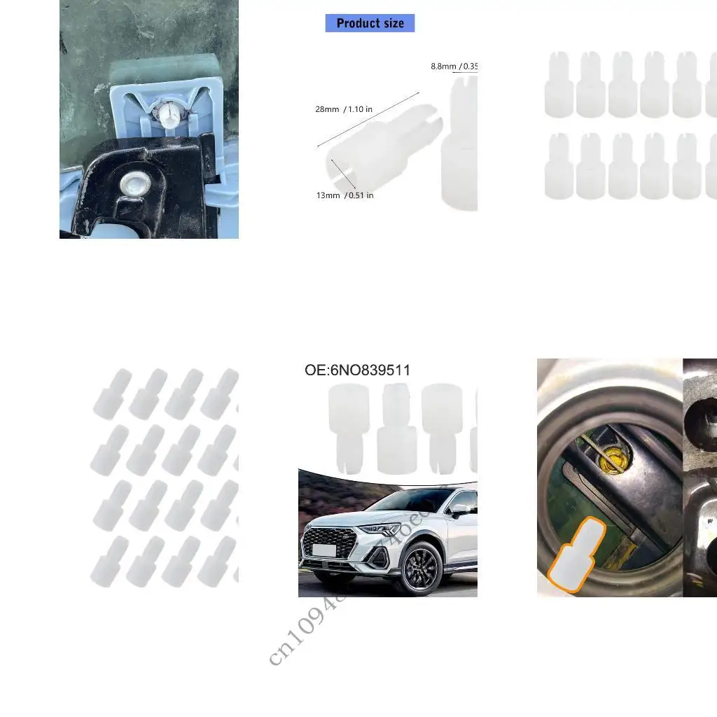 

Universal Window Regulator Clip Vehicle Glass Stabilizers Clips 20pcs for Vehicle