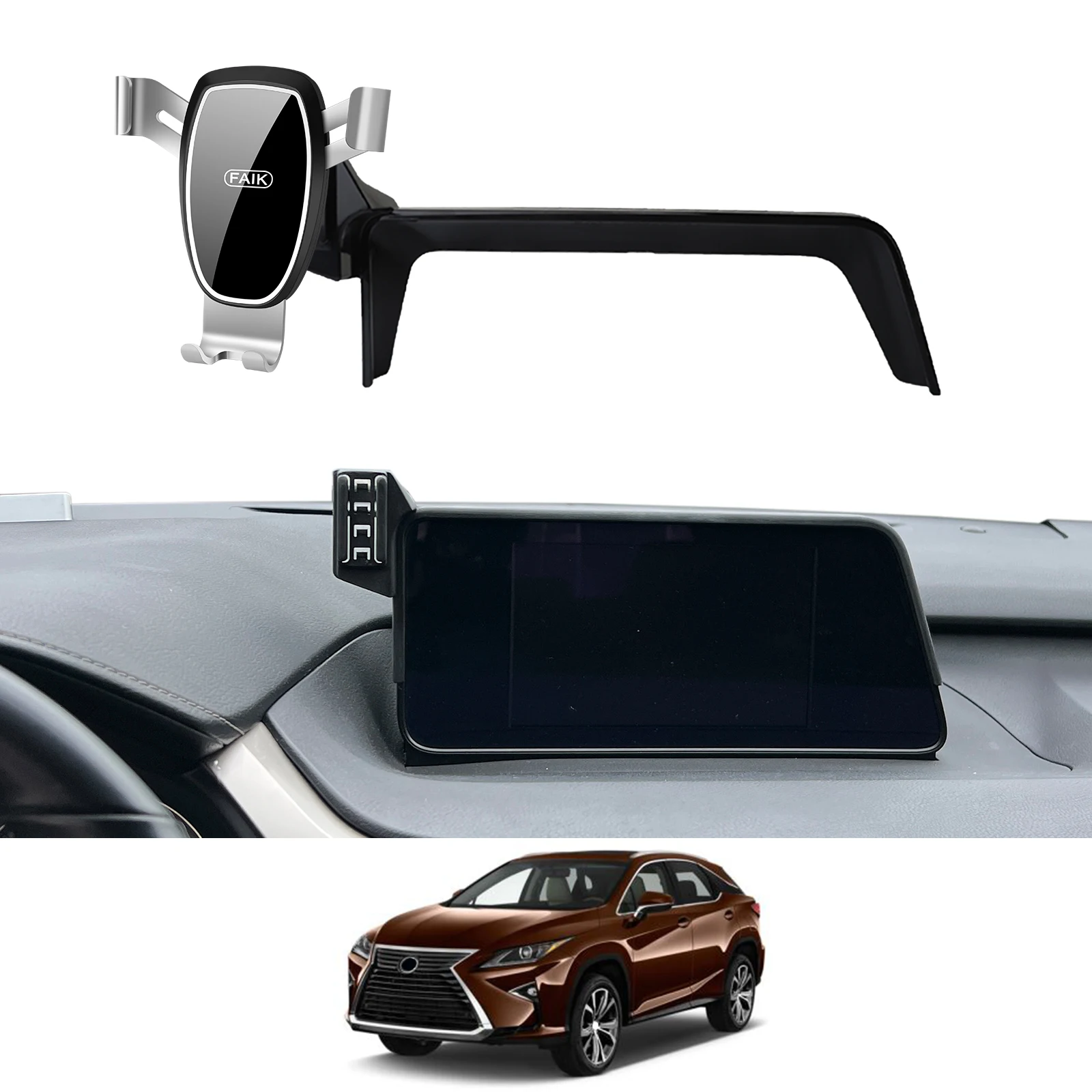 

Car Phone Holder for Lexus RX 2016 2017 GPS Bracket Navigation Stand Auto Accessories