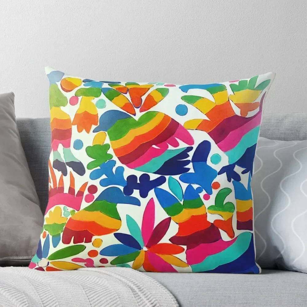 

Mexican Otomi Colors Throw Pillow Sofa Cushions autumn pillowcase christmas ornaments 2025 pillow