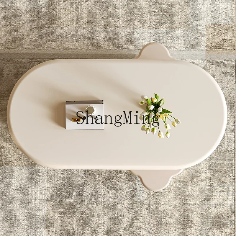 

CL wind cloud coffee table living room home does not take space small apartment light luxury coffee table