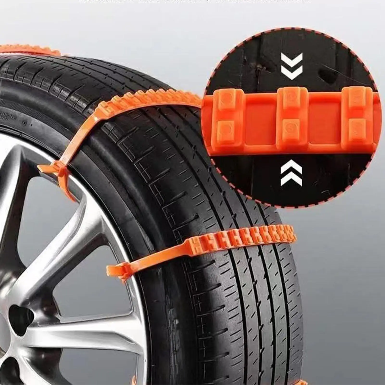 

Снегозащитные цепи для шин, 40 штук, противоскользящие, регулируемые, для зимних дорог, снежных и грязных покрытий, для автомобилей