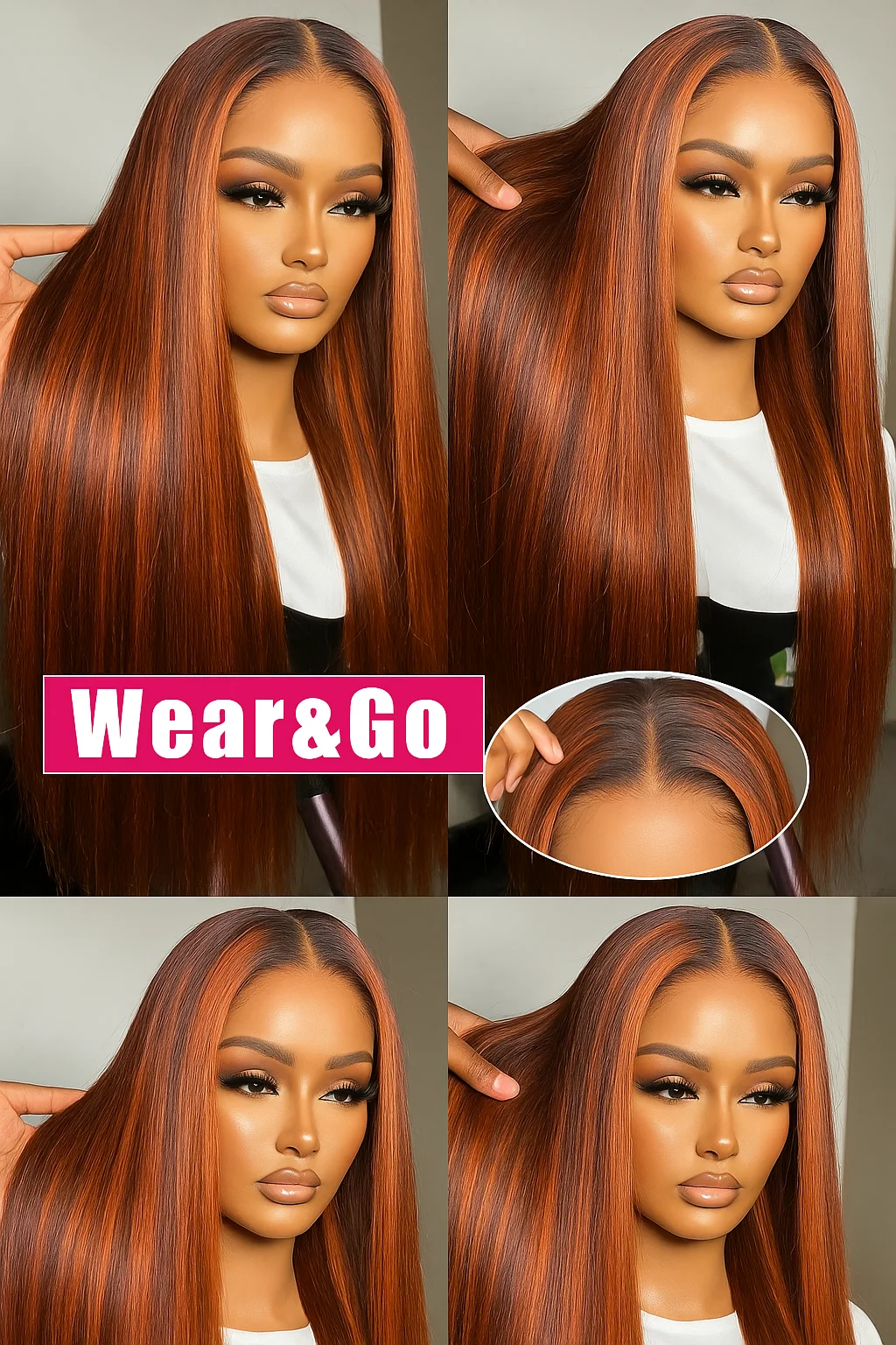 200% الكثافة 5x5 الدانتيل الجبهة شعر طبيعي مفرود الباروكات الزنجبيل البني أمامي الدانتيل باروكة من شعر مستعار مع شعر مستعار الطفل للنساء