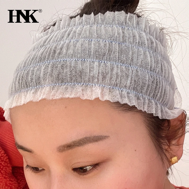 50pcs Disposable Headbands Elastic Non-Woven Grafting Eyelashes Spa Hair Salon Bathroom Supplies Lashes Accessories