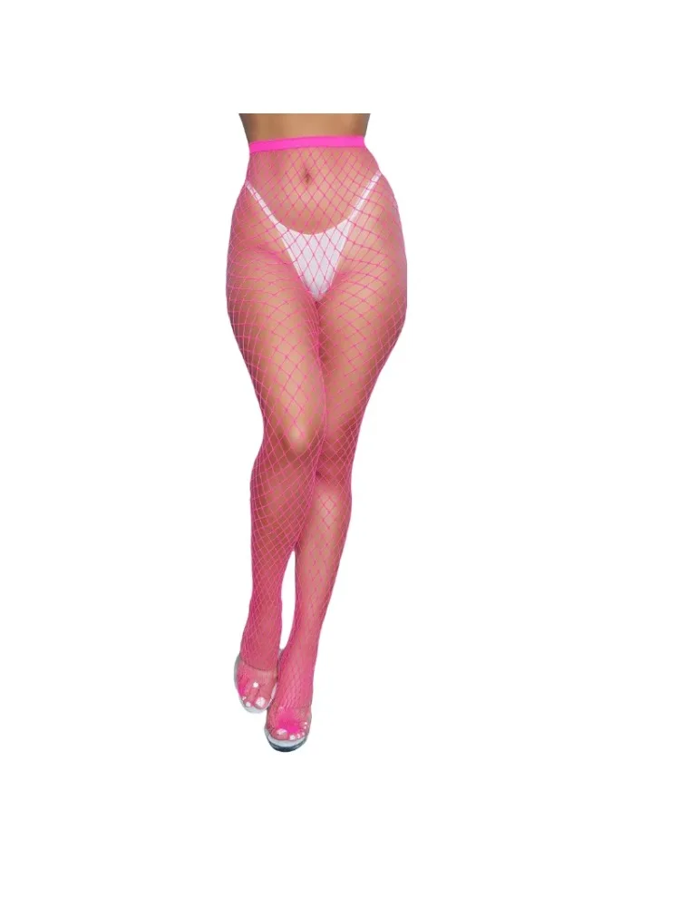 Nouvelle arrivée collants femmes collants mi maille bas vert Rose Rose violet résille chaussette XIANGSHANGIRL Sexy cuisse haute bas