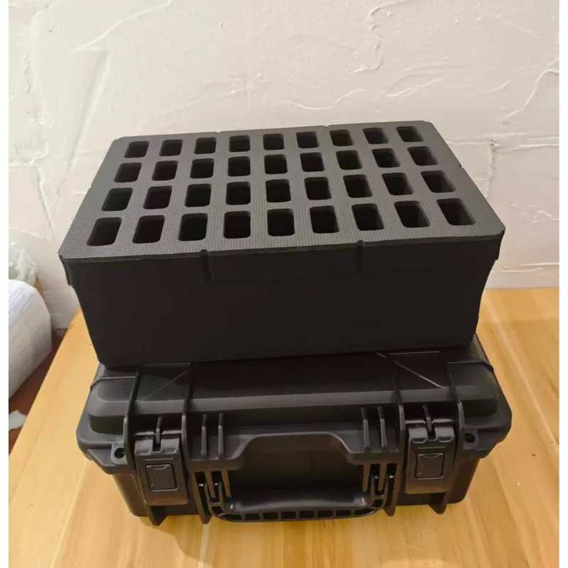 EDC Klappbare Aufbewahrungsbox mit Schwarzer Auskleidung für 12 Zoll (24 Einheiten) oder 15 Zoll (36 Einheiten) - Sammelorganizer