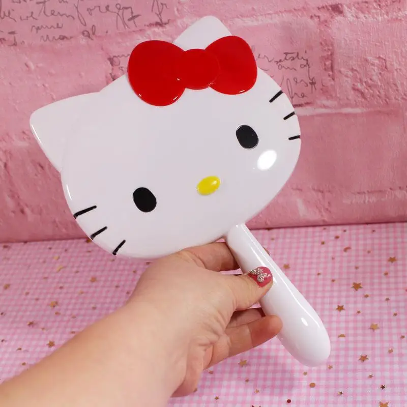 Sanrio Hello Kitty Creatieve Cartoon Schattige Prinses Make-Up Spiegel Meisje Hart Ins Desktop Kleine Tafel Spiegel Student Gift