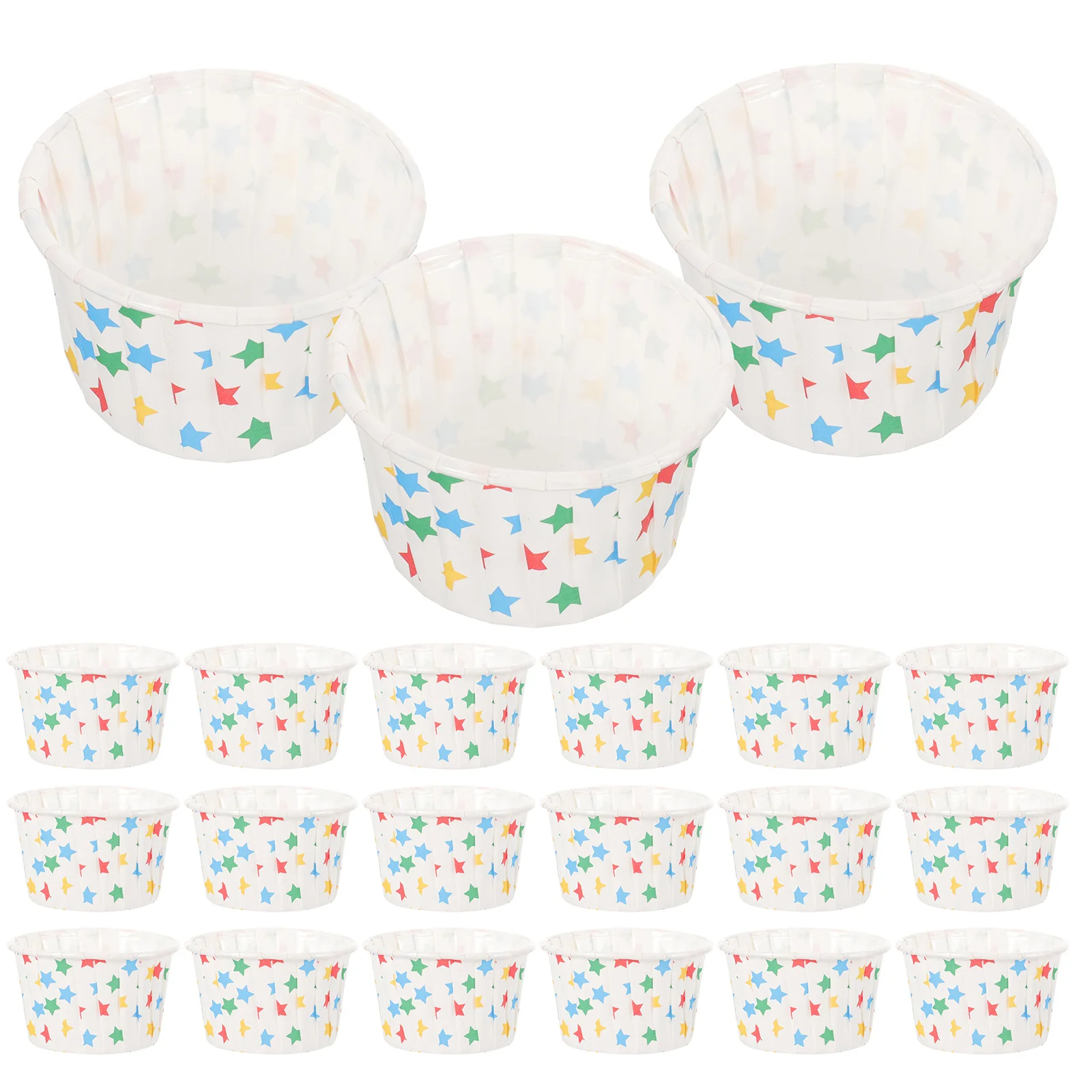 

100 Pcs Dessert Bowl Bowls Paper Ice Cream Supplies Disposable Cup Cups Tableware