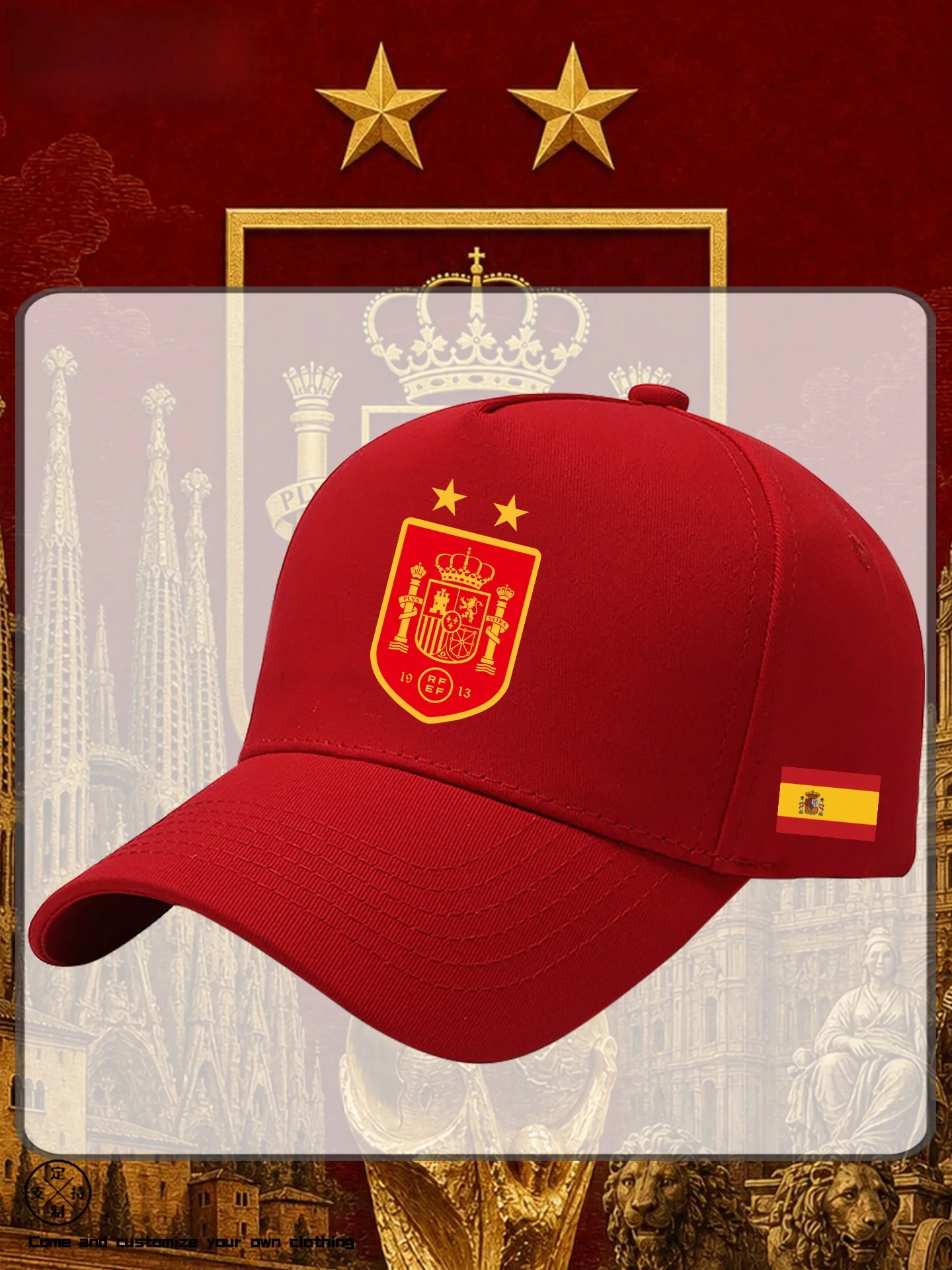   2 Star Commemorative Baseball Cap UV Protection Versatile Summer Outdoor Casual Cotton Unisex Hat