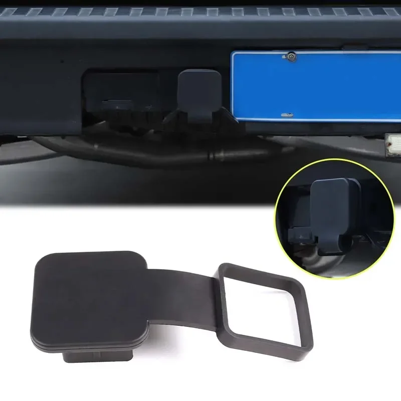 

For 2022+ Ford Maverick Black Car Styling Car Towing Hitch Covers Trailer Hook Dust-Proof Plug Car Exterior Accessories