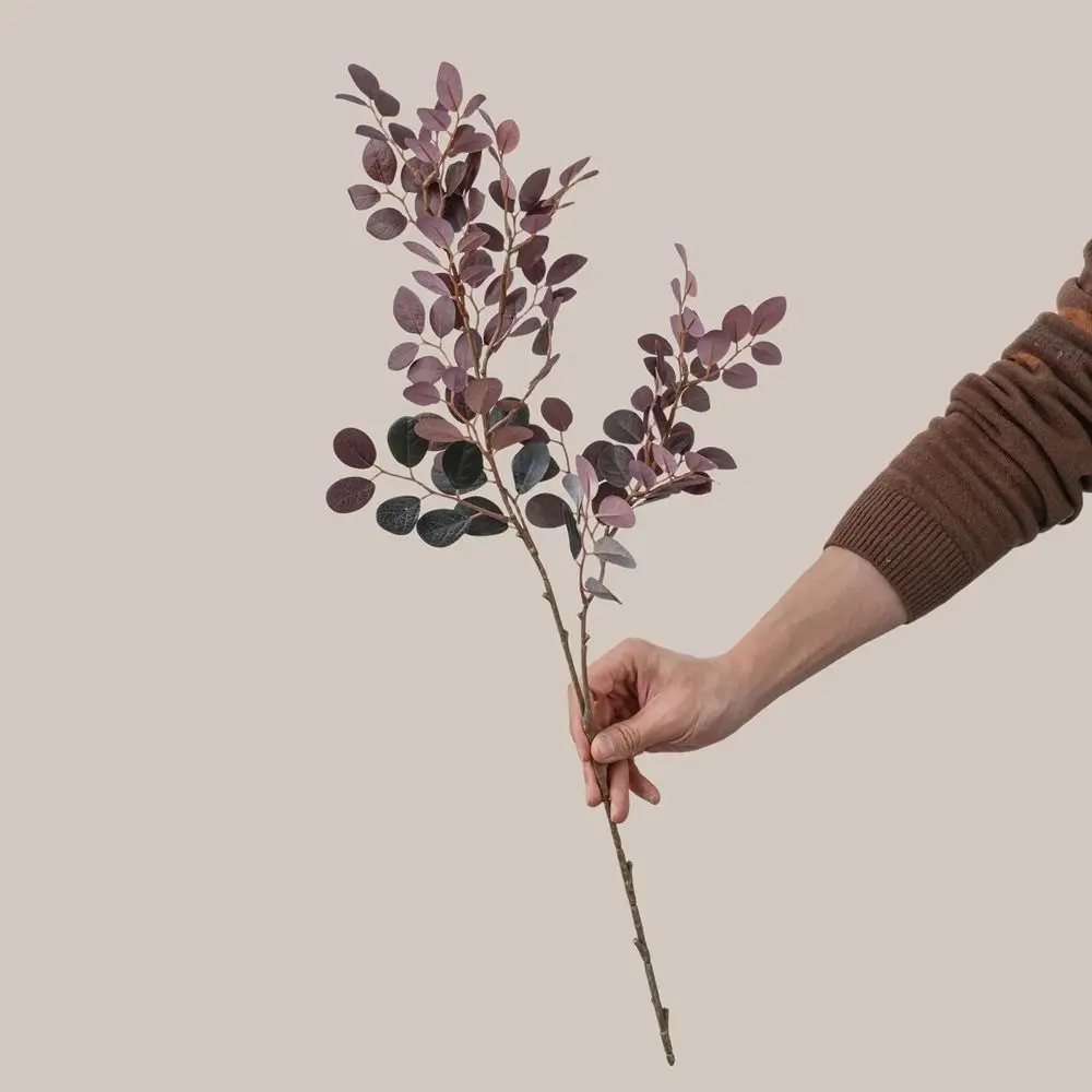 DIY Dekoracja Wazonu 70cm Sztuczna Gałązka Loropetalum Elegancka Ręcznie Robiona Symulacja Zielonej Rośliny Luksusowy Sztuczny Kwiat Dekoracja Domu Biura