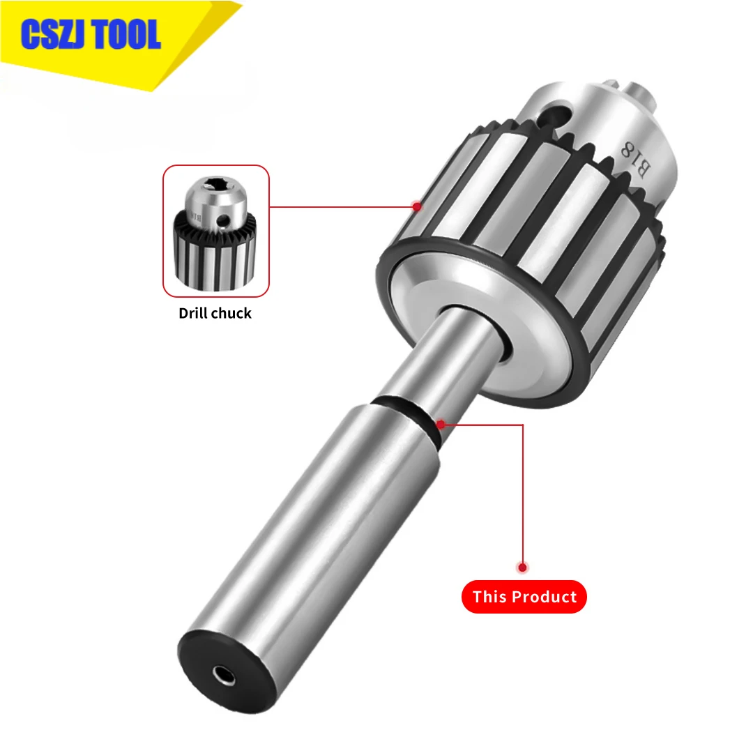 CSZJ C6 C8 C10 C12 C16 C20 B10 B12 B16 B18 B22 Straight Shank Drill Chuck Connecting Rod Milling Machine Tie Rod Drill Adapter