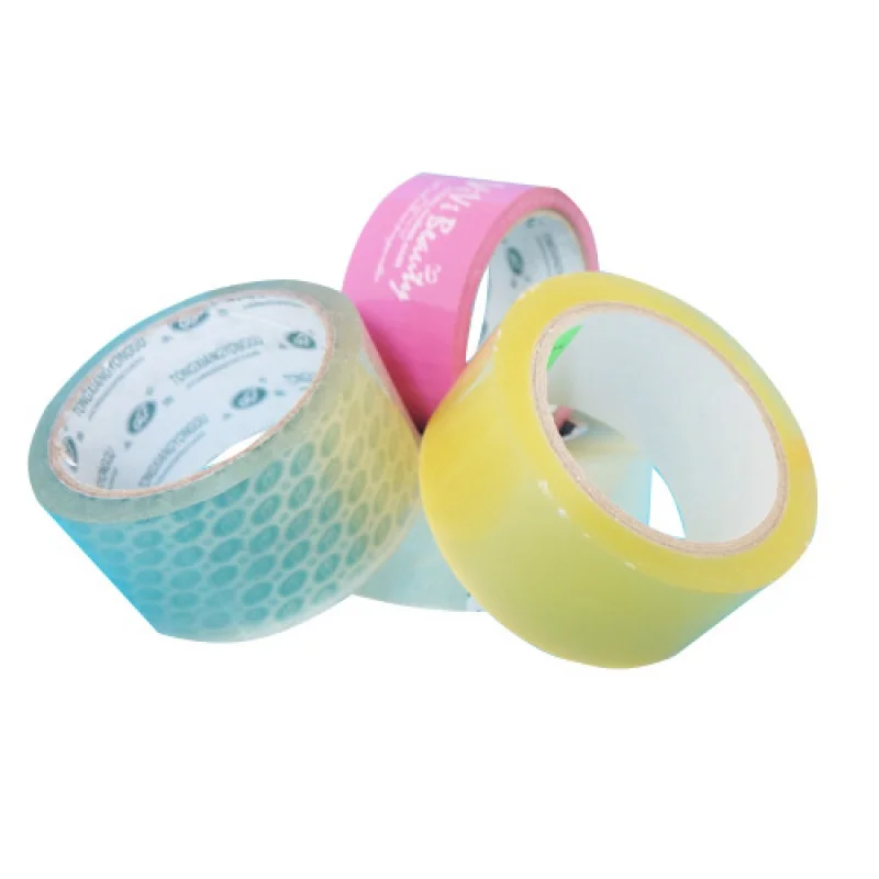 Customized productHigh Quality BOPP Transparent Acrylic Packing Tape Low MOQ Custom Adhesive Packaging Tape OPP Cart