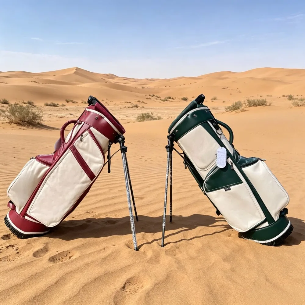 

Men Women Waterproof Golf Carry Stand Bag, New Simple Lightweight Golf Club Storage Bag Suitable for All Weather