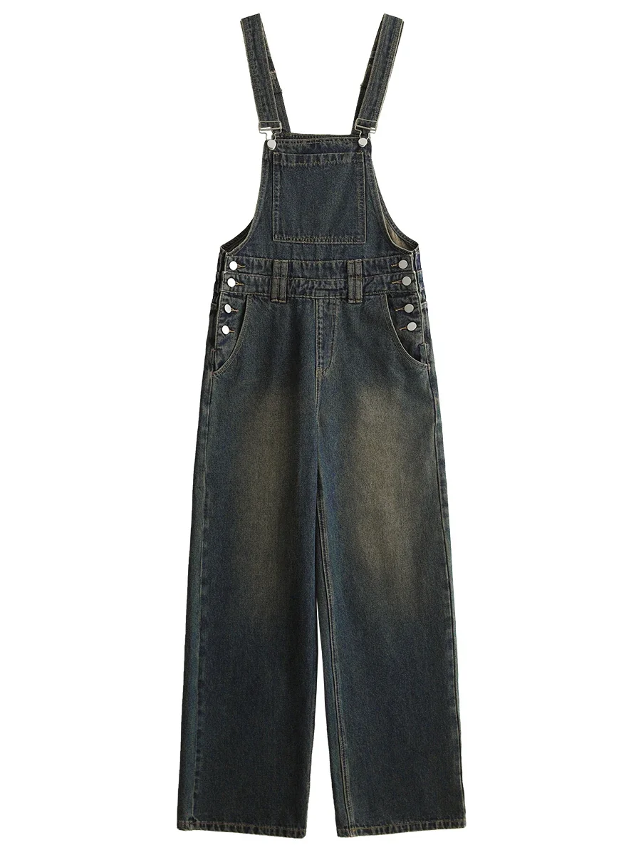 CHIC VEN Jeans da donna Blu Nuovo cinturino lungo a gamba larga Pantaloni in denim generale Pantaloni femminili Abbigliamento donna Primavera