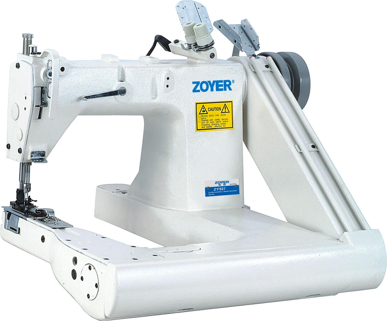 

ZY927 High-Speed Home Sewing Machine 4000RPM Double Needle Feed Off-Arm Chain Stitch For Uniform Sleeve Hemming New Core Motor