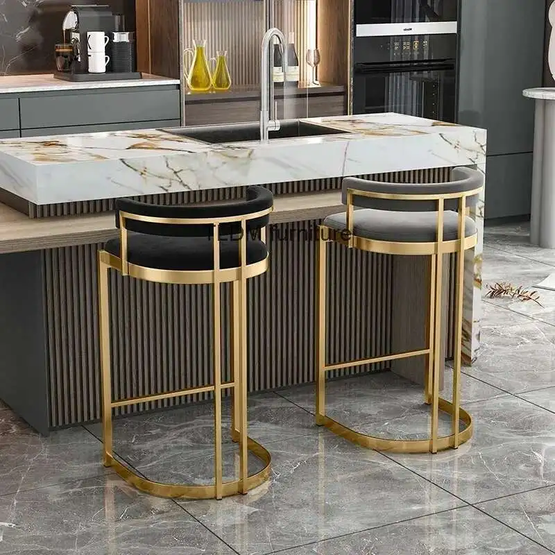 

Stool Office Bar Chairs Nordic Luxury Modern Kitchen Designer High Bar Chairs Gaming Bancos De Bar Salon Furnitures BY-104