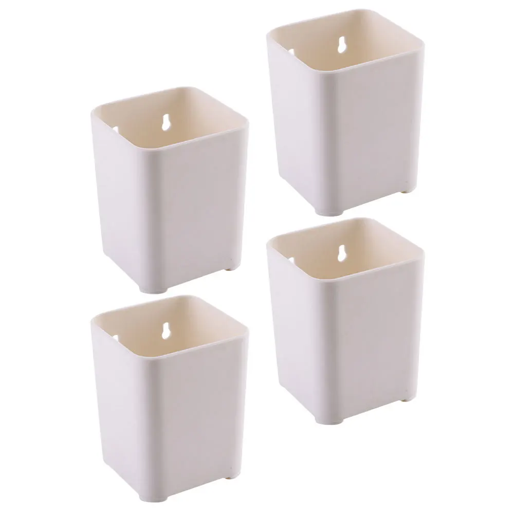 4 قطعة حامل القلم الرصاص مجموعة صناديق الحائط القلم التخزين المنظم لمكتب مكتب اللوازم المدرسية لاصق القرطاسية الحاويات #1