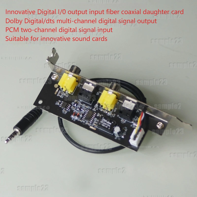 Used for Innovative X-FI Fiber Coaxial Dts Multi-channel Digital Sound Card Decoder SB0460 and AUDIGY7.1 Daughter Card