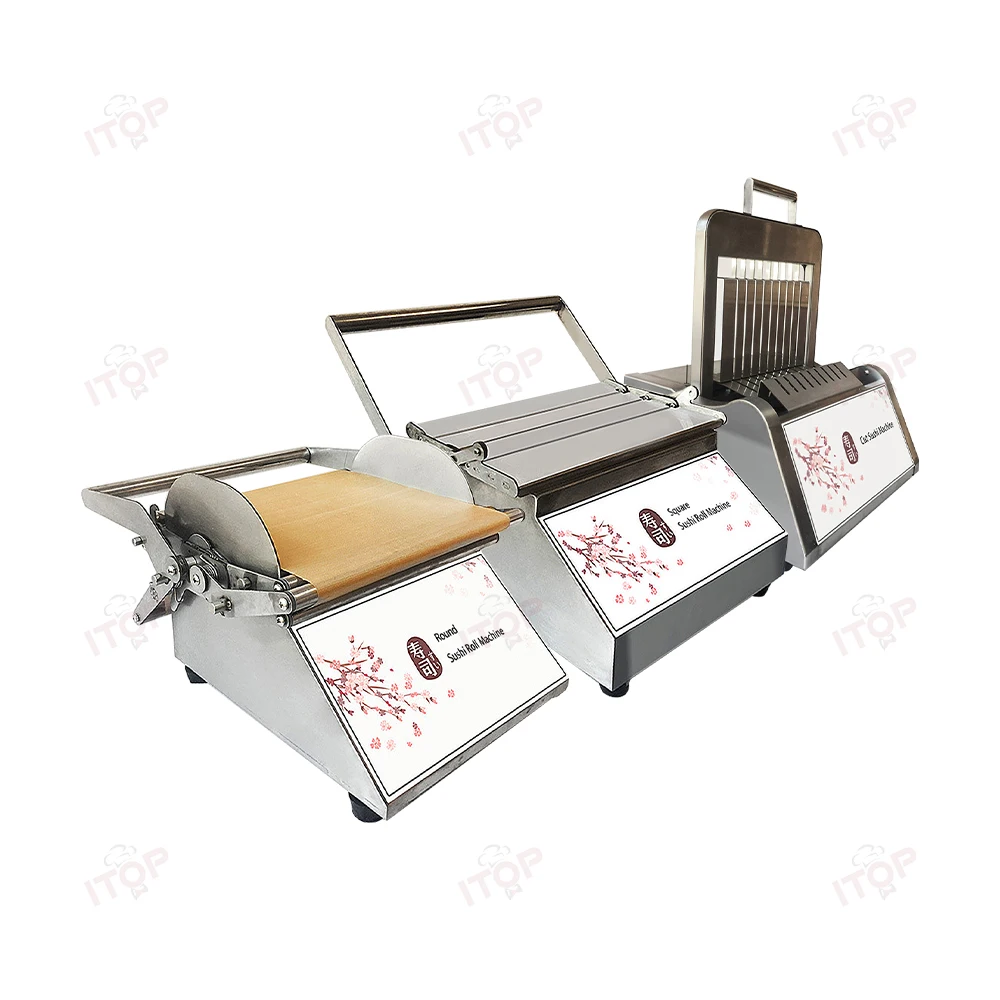 ITOP CSR-25 Cut Sushi Machine Food Grade Stainless Steel Sushi Forming Machine Sushi Slicer Thickness 22mm Food Processor