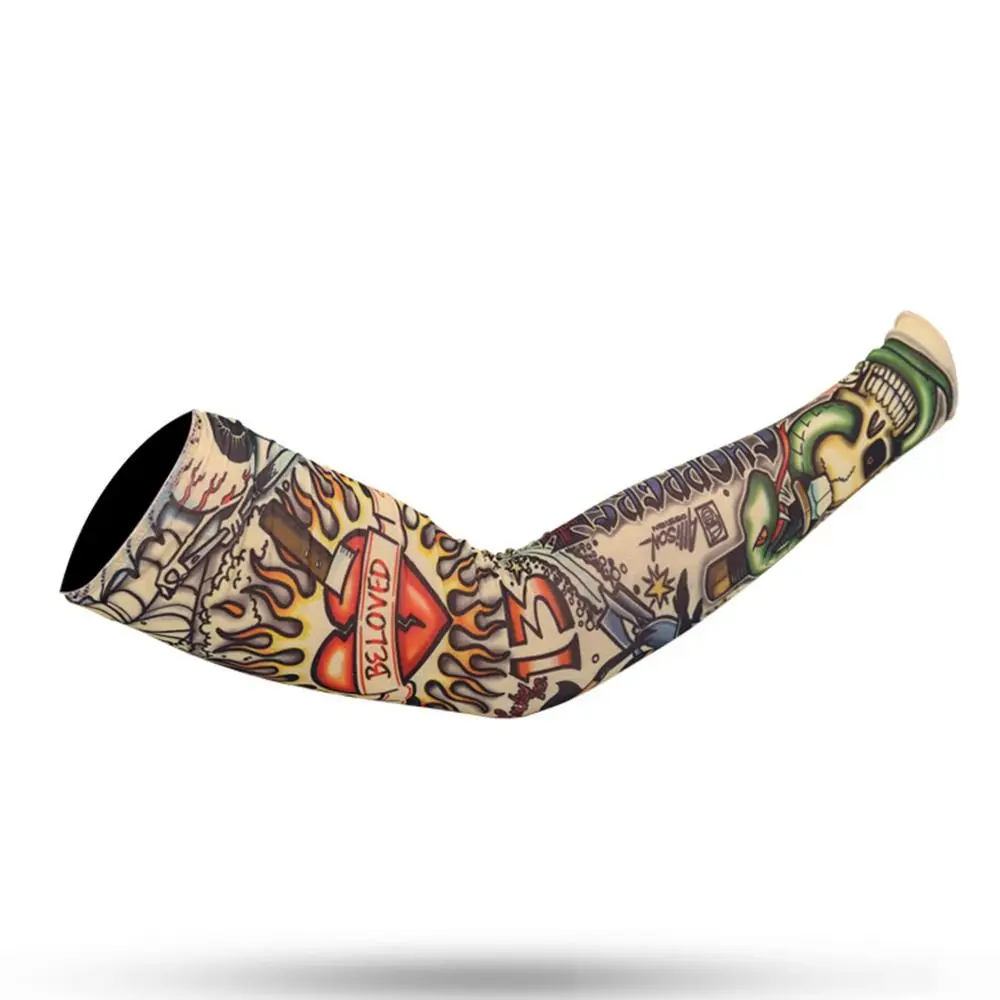 Running Warmer Basketball UV Protection Summer Cooling Arm Cover Tattoo Arm Sleeves Flower Arm Sleeves Sun Protection