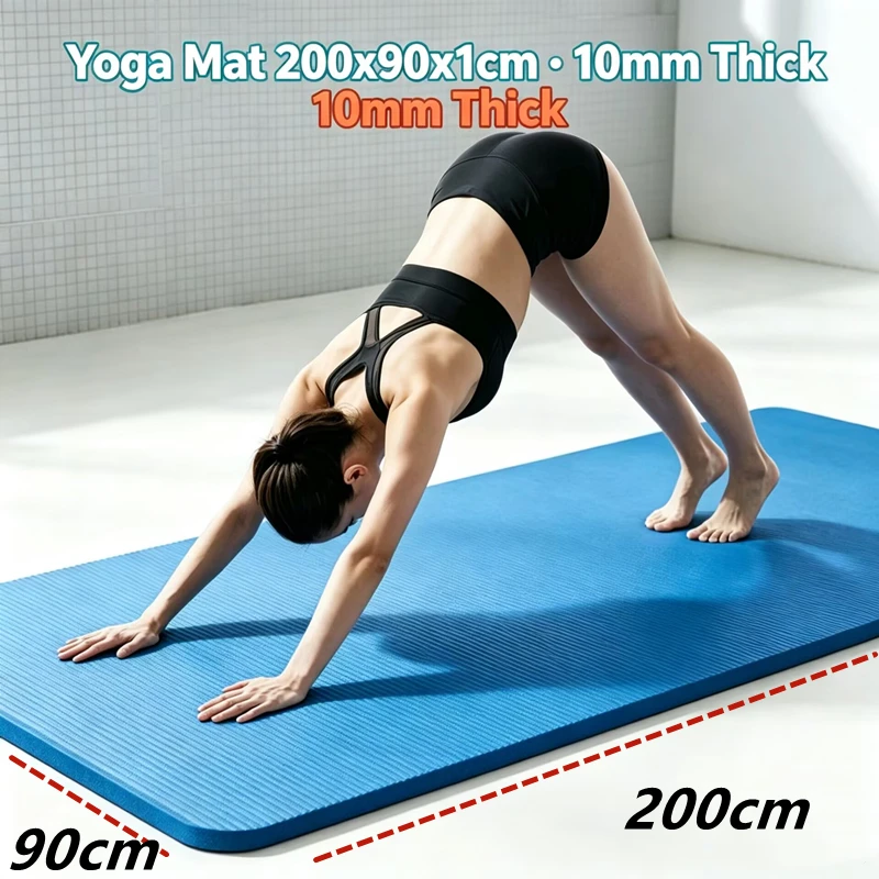Yoga Fitness Resiliation - Alfombrilla grande antideslizante para yoga y
