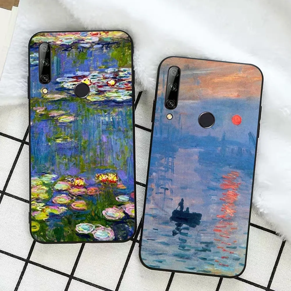 Monet Impressionist Art Phone Case For Huawei Honor 10 lite 9 20 7A pro 9X pro 30 pro 50 pro 60 pro 70 pro plus