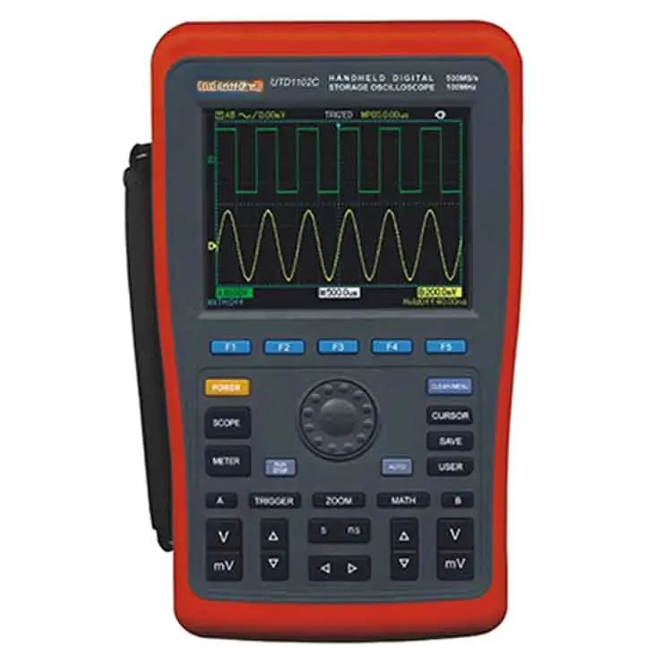 Huazheng Electric 2 Channel 100MHZ Portable Digital Storage Handheld Oscilloscope Price