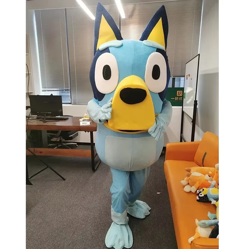 

Bluey Bingo Figures Dog Cartoon Doll Costume Adult Walking Cosplay Performance Costume Activity Performance Props Doll Costume