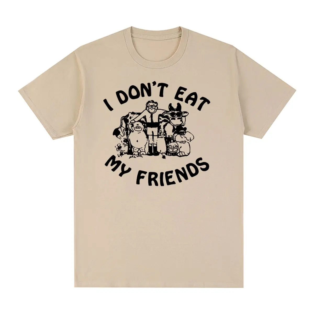 The Smiths Vintage T-shirt I Don t Eat My Friends Cotton Streetwear Harajuku Rock Band Men T shirt New Tee Tshirt Womens Tops