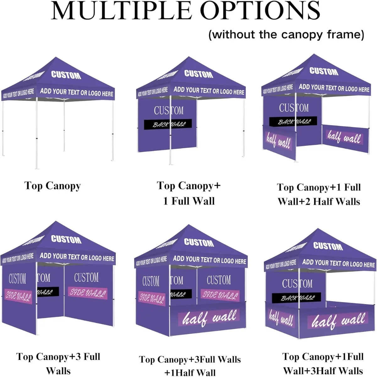 10x20 Canopy Top Replacement Custom Logo Printing Tent Cover for Trade Show Business Promotion Outdoor Events view 5