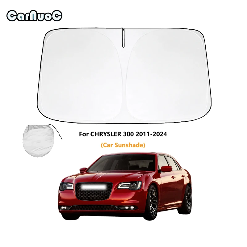 

For CHRYSLER 300 2011-2024 Car Sunshade Sun Shade Front Rear Window Film Windshield Visor Cover UV Protect Reflector