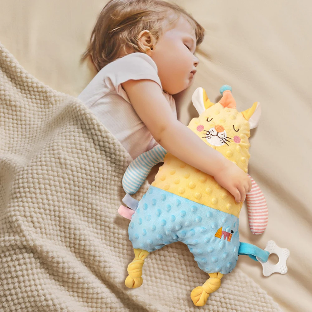 

Baby Sleep Comforters Toy Can Eat Educational Sleep Soothing Palm Cute Pet Doll Soothing Hand Puppet Cartoon Comfort Sleep Aid