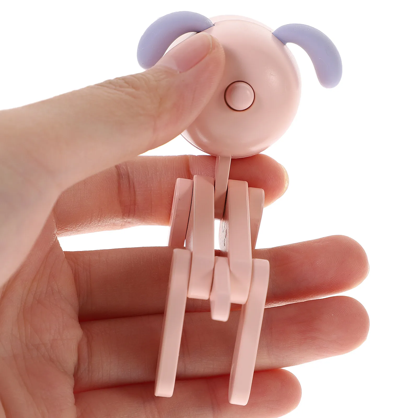 

6Pcs Mini Night Light Dog Shape Small Lamp Phone Holder Desk Light Home Decor Bedroom Portable Night Lamp