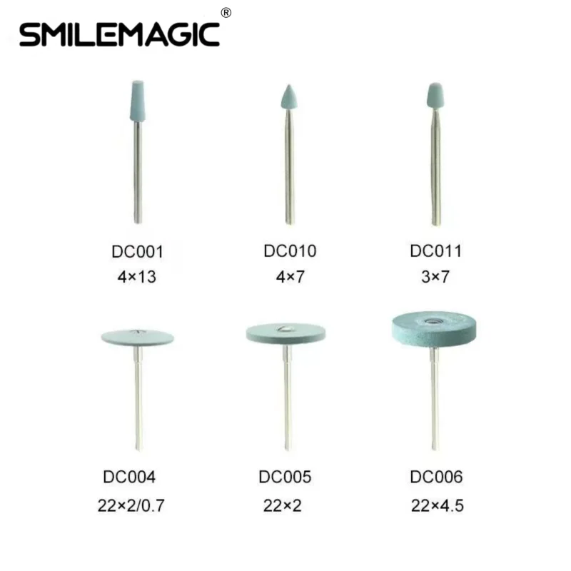 Dental Polisher Ceramic Diamond Grinding Head Stone Zirconia Ceramics Emax Crowns Grinder Quick Polishing Burs
