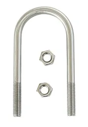 U Bolt Lengthening M6 M8 304 Stainless Steel Buckle Bolt U-shaped Screw Pipe Clamp U-clip Fillet With Baffle Nut Combination
