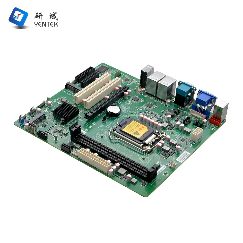 Factory direct  B75 chipset LGA1155 i3 i5 i7 proessor DDR3 HD VGA ATX motherboard 2*LAN 11*USB industrial Motherboard