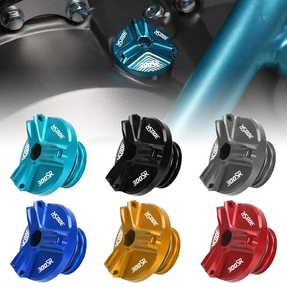 

Motorcycle Oil Filler Cap For CFMOTO CF MOTO 300SR 300 SR 300 SR300 Accessories Aluminum M19*2.5 Engine Oil Cup Plug Cover Screw