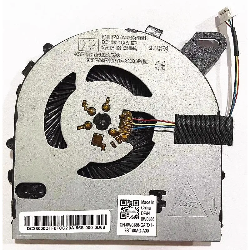 New CPU Cooling Fan for DELL Inspiron 15-7560 7572 P61F 14-7460 7472 Vostro 5568  5468 Laptop Cooler Fan