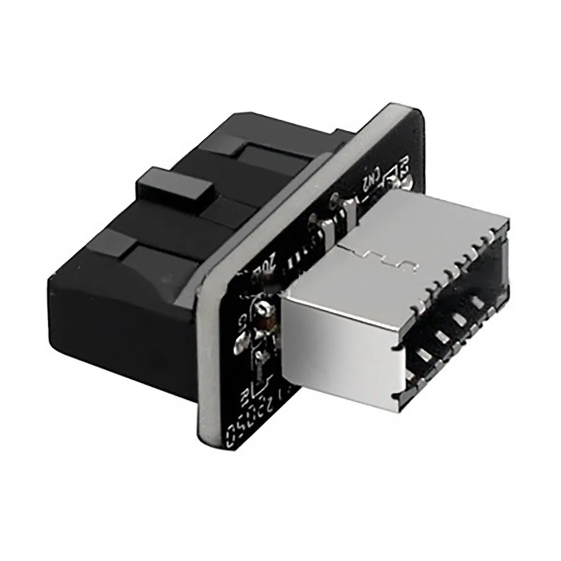 20pin to 19pin Converter USB 3.0 Internal Header to USB 3.1/3.2 Type C Front Type E Adapter for PC Motherboard Connector Riser
