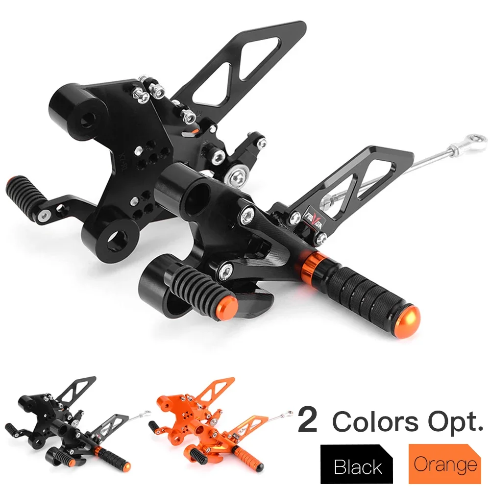 

Footrests Rearsets For K-TM Duke 790 890 2018 2019 2020-2023 DUKE790 DUKE890 Rear Set Foot Pegs CNC Adjustable Motorcycle