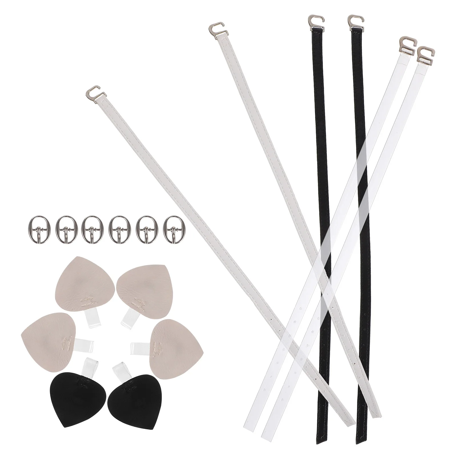 3 أزواج من أحزمة الأحذية المضادة للسقوط بإبزيم قابل للتعديل وأشرطة الكاحل عالية الكعب سهلة التركيب مناسبة لحدث الرقص في الزفاف #5