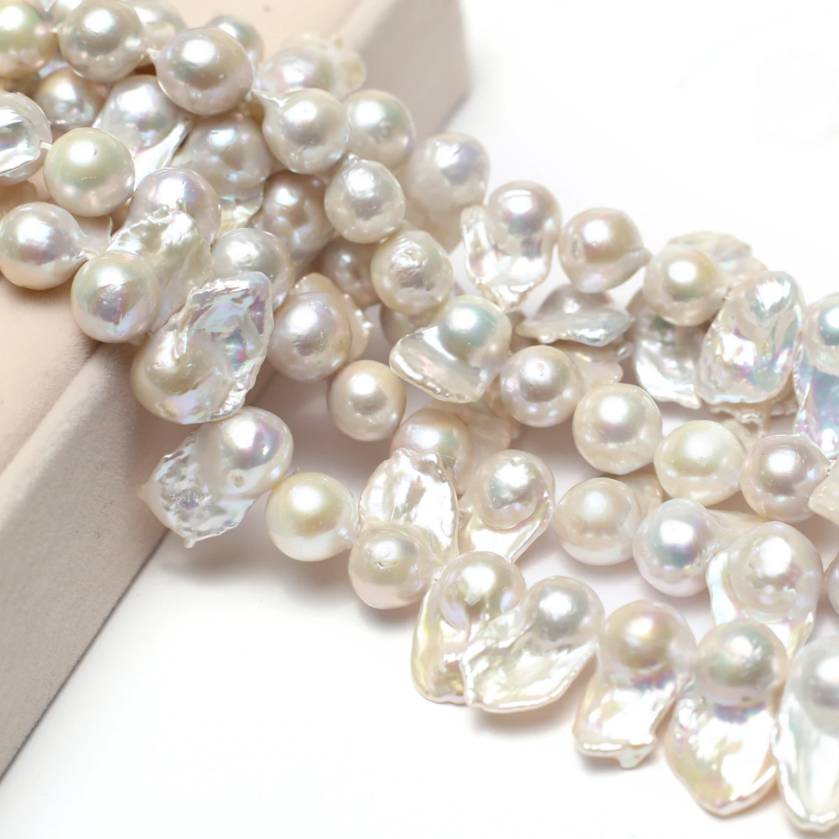 Fish Tail Baroque Pearl Beads AAA Natural Freshwater Pearl Loose Spacer Beaded for Making DIY Necklace Bracelets Accessories