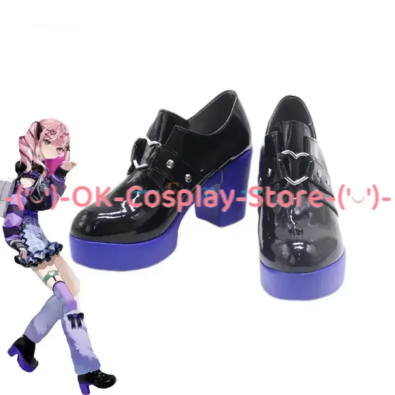 

Game Project Sekai Colorful Stage Akiyama Mizuki Cosplay Shoes PU Shoes Halloween Carnival Boots Cosplay Props Custom Made